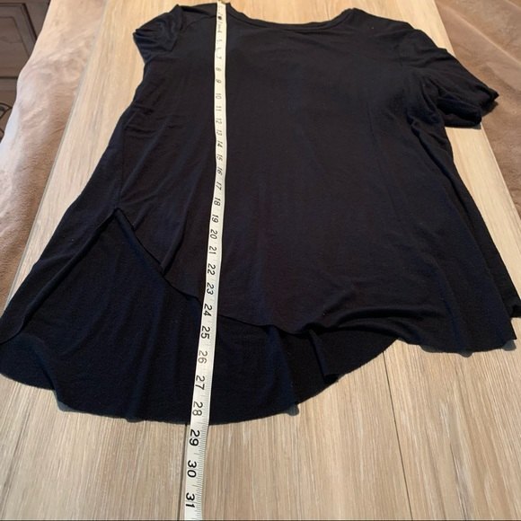 HALOGEN ASYMMETRICAL LONG SLEEVE TOP BLACK SIZE SMALL - Picture 10 of 10